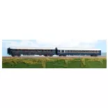 Coffret de 2 voitures-lits - Acme 55278 - HO 1/87 - CIWL/FS - Ep IV - 2R