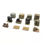 Pallets with cargo - ARTITEC 387.261 - HO 1/87