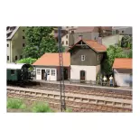 Bahnhof Rothenstadt mit Hütte - Busch 10006 - O 1/43rd