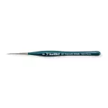 Kolinsky marterborstel - Gelakt handvat N°2/0 - KOLIBRI 0555/2/0