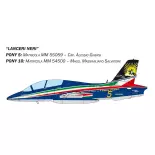 Coffret de 3 Avions MB 339 Frecce Tricolori - ITALERI I1461 - 1/72