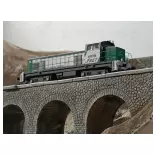 Locomotive Diesel BB63789 FRET Dépôt de Lyon-Vaise - Analogique R37 HO41107 SNCF - HO - EP V