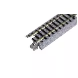 Rail d'alimentation droit Unitrack (S62F) 62 mm - Kato K20-041 - N 1/160