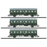 Coffret de voitures Trafic local de la DR - MINITRIX T18277 - DB - N 1/160 - EP. III - 2R