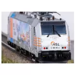 Locomotive électrique série 186 - TRIX T25803 - privée - HO 1/87 - Ep. VI - Digital sound - 2R