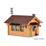 A lighted caretaker's cottage - 85x65x68 mm KIBRI 39309 - HO 1/87