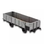 Wagon tombereau de la PLM avec 4 portes en bois gris, REE Modèles WB810 - HO 1/87e