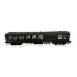 Voiture métallisée Ex-PLM REE Modèles VB467 vert 306 - HO 1/87 - SNCF - EP V / VI