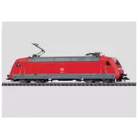 BR101 electric locomotive in red livery