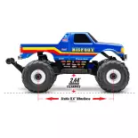 Monster Truck Bigfoot 4x4 BL-2s RTR - Traxxas 67134-4-BLUE - 1/10