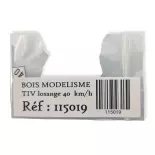 TIV losange "40" limitation 40 km/h BOISMODELISME 215019 - N 1/160 - SNCF