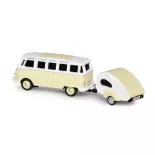 VW T1 SambaBus + remorque 2.4GHz 100 - Carson 500504164 - HO 1/87