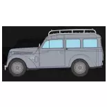 Voiture Renault Juvaquatre familiale grise - REE CB 211 - HO 1/87