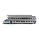 Set 3 voitures TER AURA Ls Models 41232DC - HO 1/87 - 2R - SNCF - EP VI