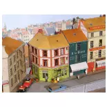 Immeuble d’angle à 90° (Café - Bar - Tabac) - Régions et Compagnies VIL019 - HO 1/87 