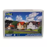 Pack de 3 maisons miniatures KIBRI 36827 - Z 1/220