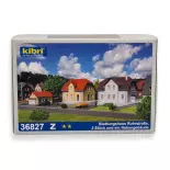 Pack de 3 maisons miniatures - Kibri 36827 - Z 1/220