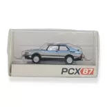 Véhicule Saab 900 Turbo - Bleu et gris - PCX87 0651 - HO : 1/87/87