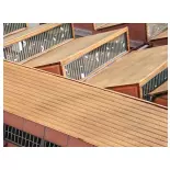Tuiles mécaniques (carton gaufré) - Régions et Compagnie MAT001 - HO 1/87
