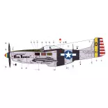 Avion de chasse - P-51D/K Mustang Pacific - Tamiya 60323 - Echelle 1/32