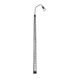 Set of 3 arc and matt metal floor lamps with LED - HO 1/87 - Faller 180109