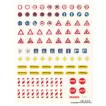 Coffret déco Panneaux de signalisation - Vollmer 45160 - HO 1/87 