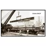 Wagon plat à ranchers Rrywf 611172 (Armistice 1918) - Lenz 26330-2 - 0 1/43 - SNCF - Ep IIIa - 2R