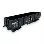 Coffret de 3 wagons tombereaux - TP - Ree Modèles WB-854 - Livrée SGW - HO 1/87 - SNCF - Ep III - 2R