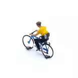 Cycliste homme en VTT Magnorail KKc-2 - HO 1/87 - déjà assemblé