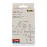 Lampadaire à LED blanc - Faller 180219 - HO 1/87 - hauteur 94 mm