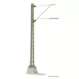 Montante di linea VIESSMANN 4110 con braccio di prolunga - HO 1/87