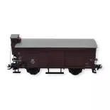 Boxcar with brake bungalow Marklin 48820 type G 10 - HO 1/87 - DB - EP III