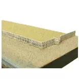 Barrières SNCF pour gare : 134 cm - Bois Modélisme 210006 - N 1/160