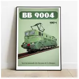 Poster Locomotive BB 9004 - 1954 - SNCF - A2 42.0 x 59.4 cm