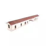 Abri de quai PLM XXL - Bois Modelisme 101019 - HO 1/87