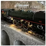 Locomotive à vapeur 141.R.1244 - Trix 25141 - HO 1/87 - SNCF - Ep VI - Digital sound fumigène - 2R