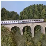 Set of 3 VTU TER Rhône-Alpes coaches - LS MODELS 41202 - HO 1/87 - SNCF - EP VI