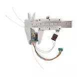 Décodeur sonore 8 broches V5 Esu 58210 - avec haut-parleur - NEM 652