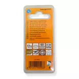 Set de 12 bandages abrasif , diamètre 9.50 mm , 60g - PG MINI M3650