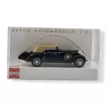 Horch 853 cabriolet bleu, noir et beige, BUSCH 41317 - HO : 1/87 -