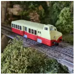 Autorail Diesel FNC XBD-5649 Montpellier DCC SON- R37 HO41010DS HO 1/87 - SNCF EP III