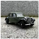 Auto Citroën Traction 11A 1935 verde/nero - Sai 6165 - HO 1/87