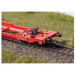 Double wagon-poche Sdggmrss 738 - Märklin 47470 - HO 1/87 - DB AG - Ep VI - 3R
