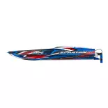 Offshore Spartan SR VXL 6S Rouge RTR - Traxxas 103076-4-RED