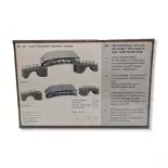 Alte Holzbrücke Miniatur Faller 539 - HO 1/87 - 370 x 83 x 45 mm