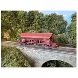 Carro T8 Tads REE Models WB840 - HO 1/87 - SNCF - EP IV