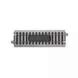 2 rails de dételage droit Unitrack (S123U) 123mm - Kato 2-143 - HO 1/87