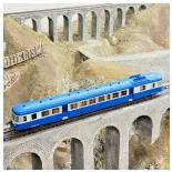 Dieseltriebwagen X-2816 - REE Modelle MB163SAC - HO 1/87 - SNCF - EP IV-V