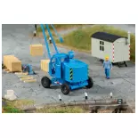 T170 blue wheel loader - AUHAGEN 41674 HO 1/87