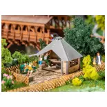 Zentrale Grillhütte FALLER 180311 - HO 1/87 - EP V - 49x47x38mm